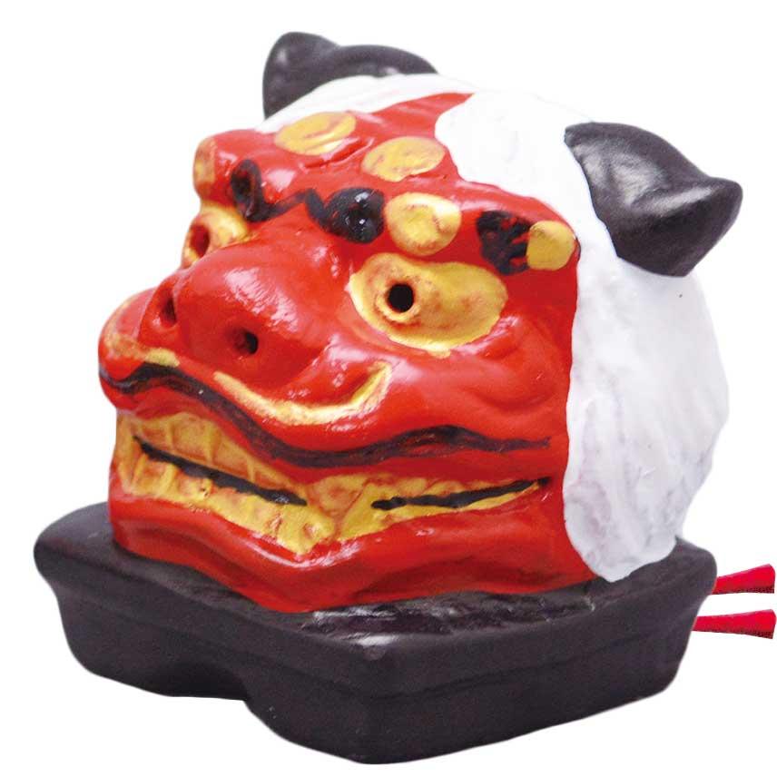 縁起物 獅子舞 置物 正月 魔除け 厄除け セラミックのおみくじ/ 「セラ