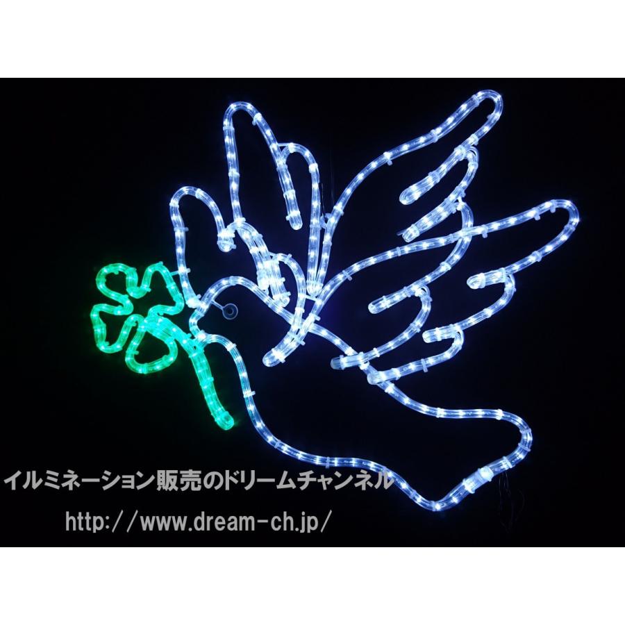 イルミネーション 四つ葉 クローバー 鳩 鳥 バード モチーフ ライト