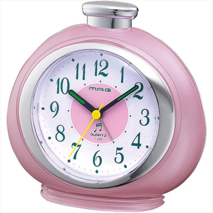 アナログ目覚まし時計 フルーティ アラームクロック 16曲メロディー