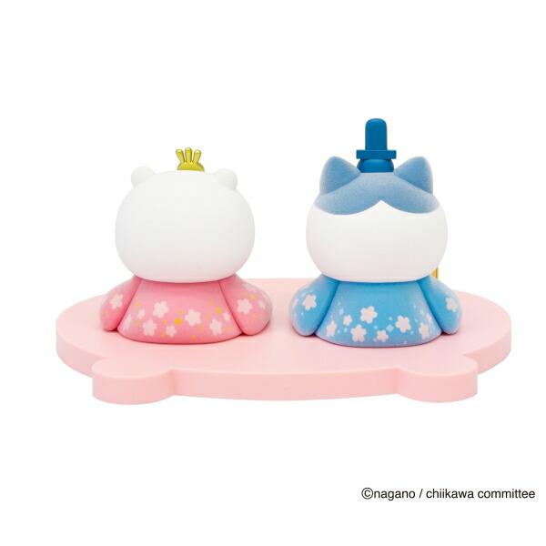 吉徳大光 【即納】ちいかわ＆ハチワレ ミニ雛人形 吉徳 雛人形 親王