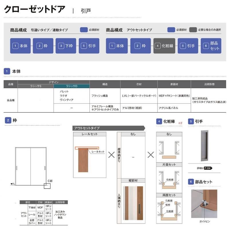 ラシッサ 【オーダーサイズ 】リクシル ラシッサD ヴィンティア