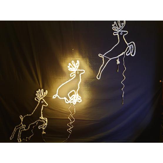 トナカイ イルミネーション ダッシュトナカイ ゴールド モチーフ