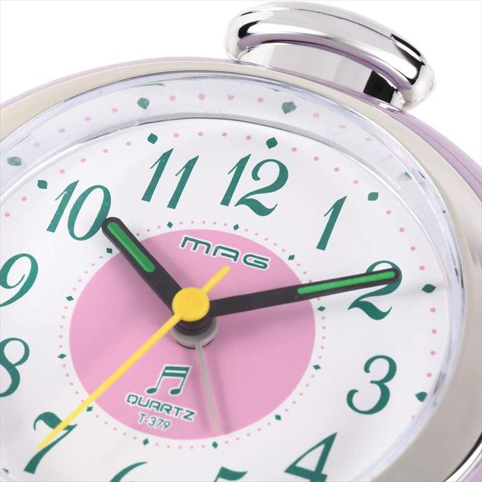 アナログ目覚まし時計 フルーティ アラームクロック 16曲メロディー