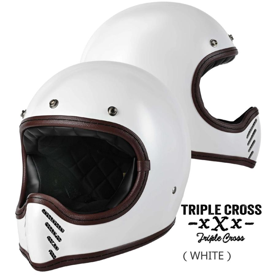 RIDEZ RIDEZ TRIPLE CROSS ホワイト Lサイズ(59-60cm未満) フル