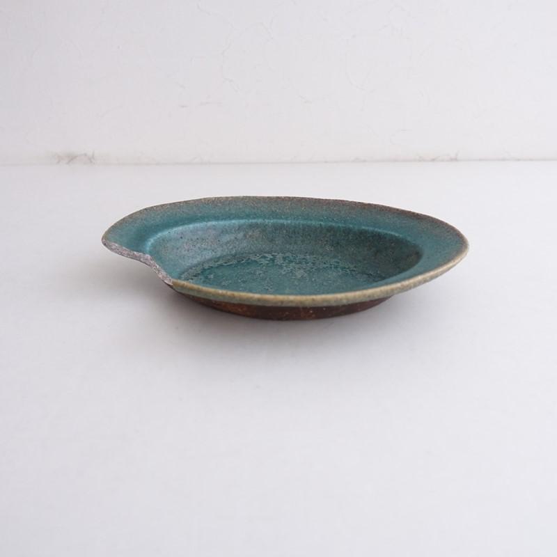 藤原純 4点セット ハート鉢 ブルー小鉢 作家 器 藤原純 ハート小鉢 S