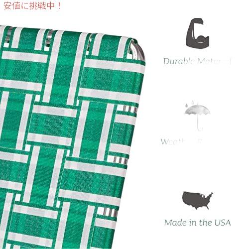 並行輸入品】ローンチェアUSA ウェビングチェア（クラシック、ブルー