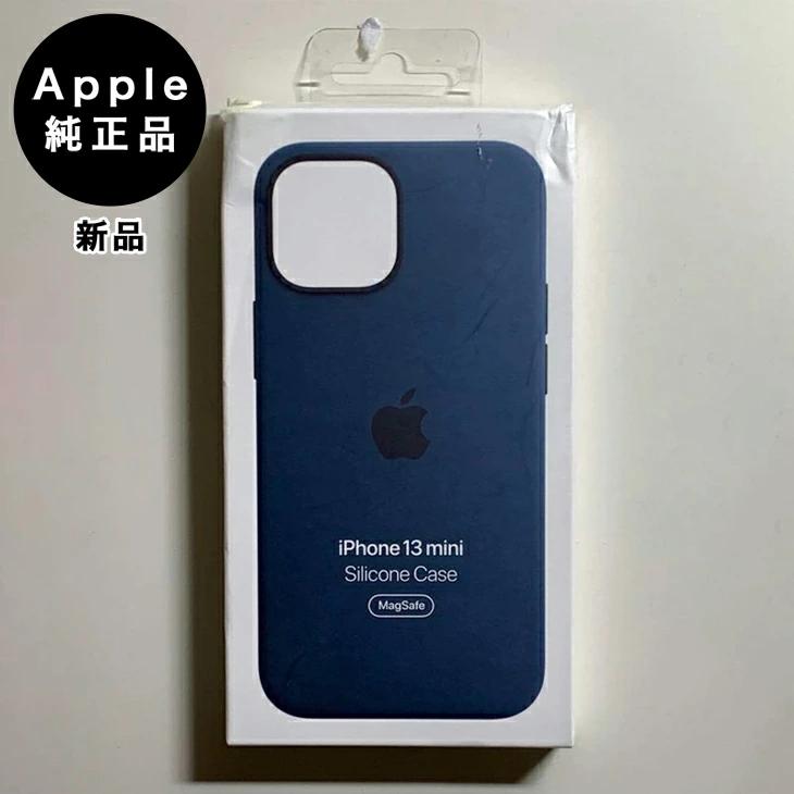 iPhone 13 mini Apple純正 MagSafe対応 シリコンケース・アビスブルー