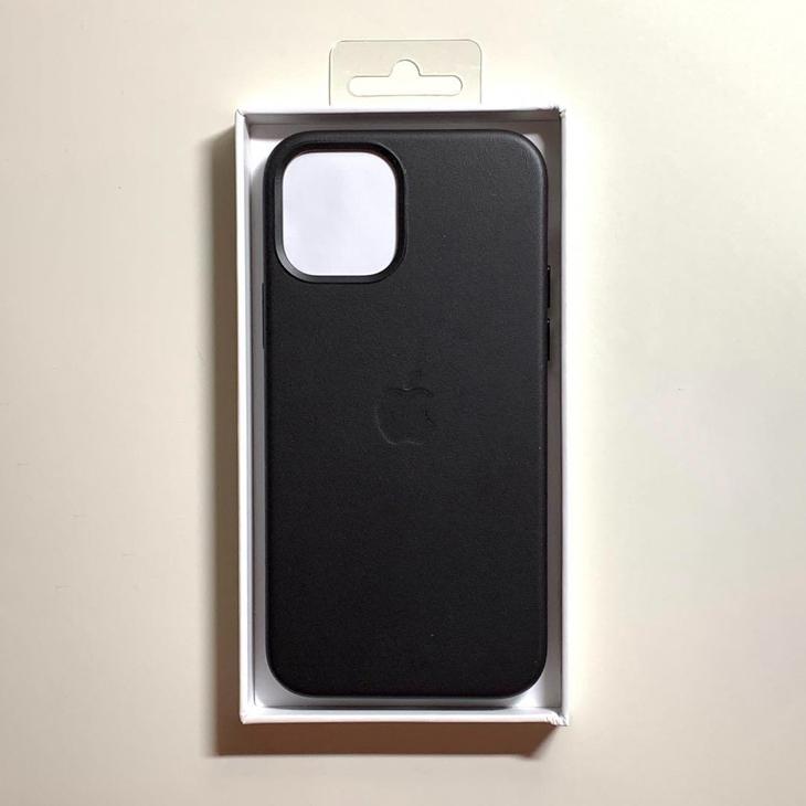 iPhone 12 Apple純正 MagSafe対応 / Pro レザーケース・ブラック 新品