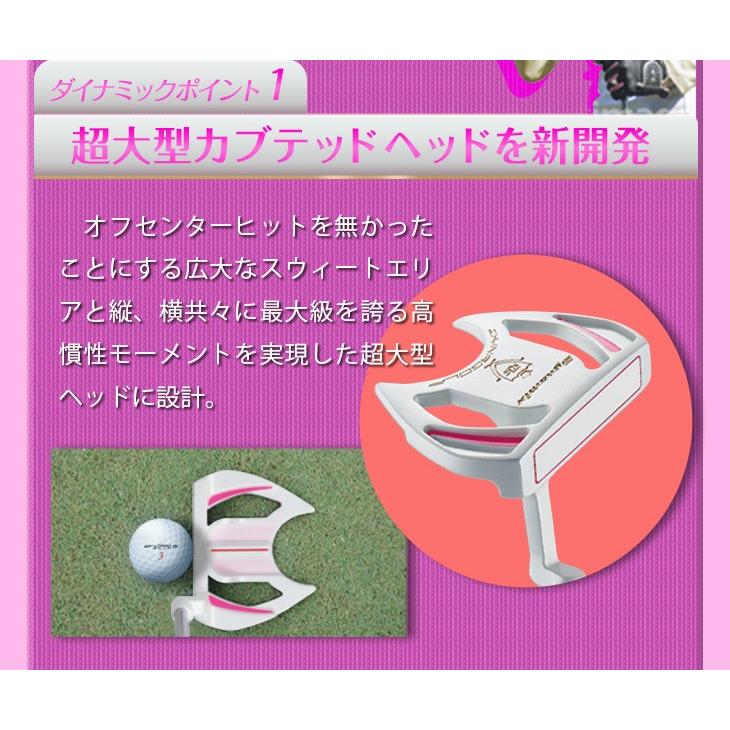 DYNAGOLF（ダイナゴルフ） ゴルフ クラブ レディース パター 33インチ