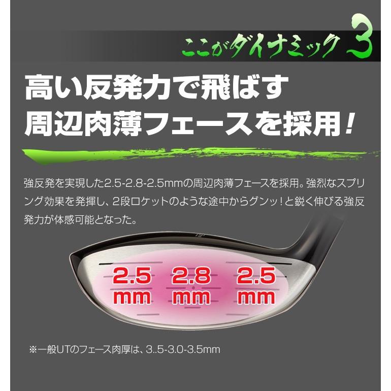 DYNAGOLF（ダイナゴルフ） ゴルフ クラブ メンズ ユーティリティー 2本