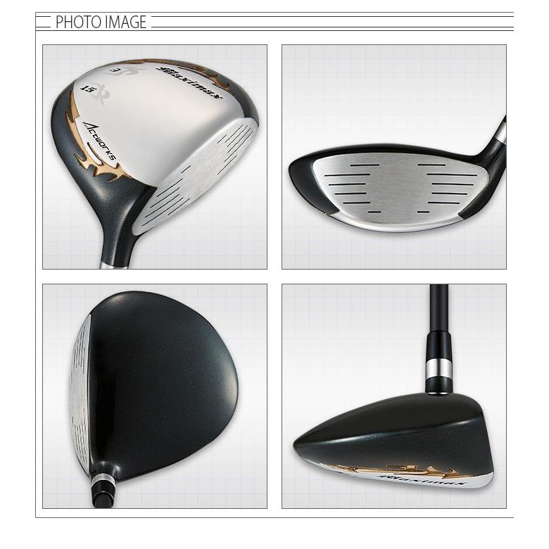 ワークスゴルフ ゴルフクラブセット メンズ 3本セット マキシマックス