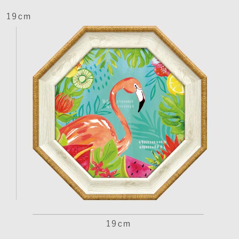 風水 開運 絵画 アートパネル 八角 鳥 玄関 トイレ リビング 壁掛け