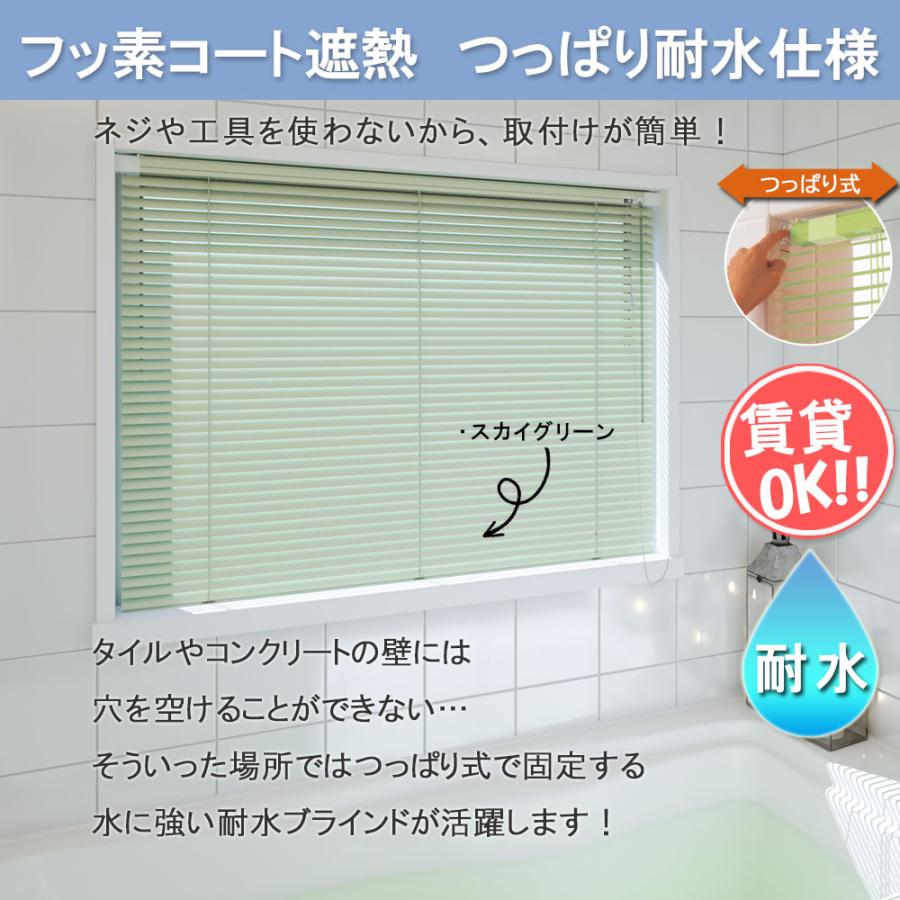 立川機工 ブラインド アルミ つっぱり耐水仕様・フッ素コート