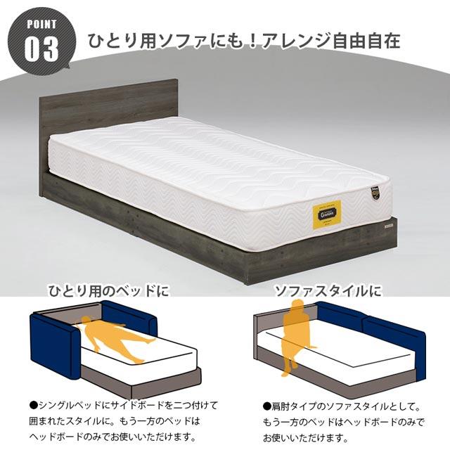 Granz（グランツ） 正規代理店 ベッドフレーム ツインベッド ツイン