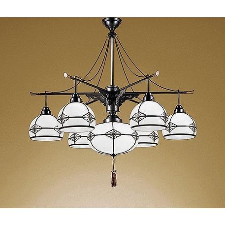 ODELIC（オーデリック） 和風シャンデリア 〜10畳 7灯 LED（昼白色