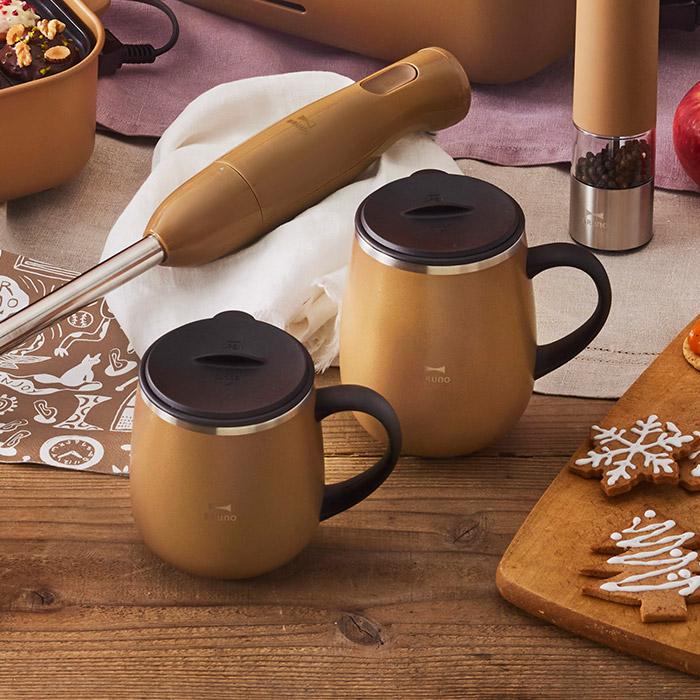 BRUNO（ブルーノ） 蓋つきステンレスマグshort ステンレスマグ 保冷