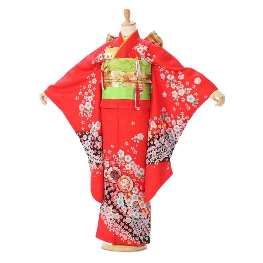 七五三 着物 7歳 フルセット 着物 7歳 辻が花柄の七五三着物レンタル