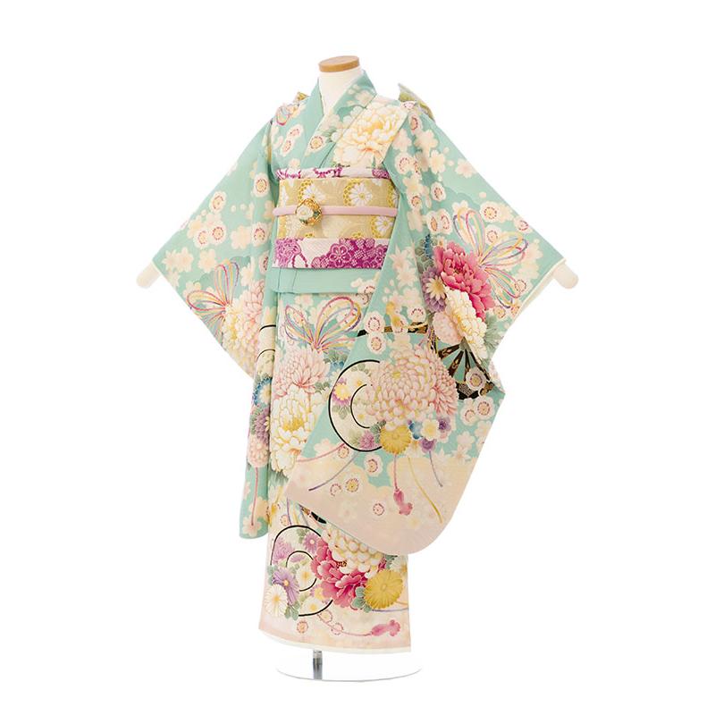 レンタル着物|7歳女の子|華徒然|115〜125cm|七五三着物レンタルフル