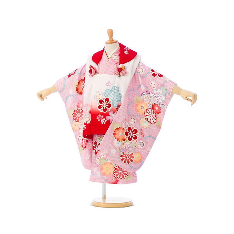 訳あり被布セット|陽気な天使|90〜100cm|七五三着物3歳|女の子(被布