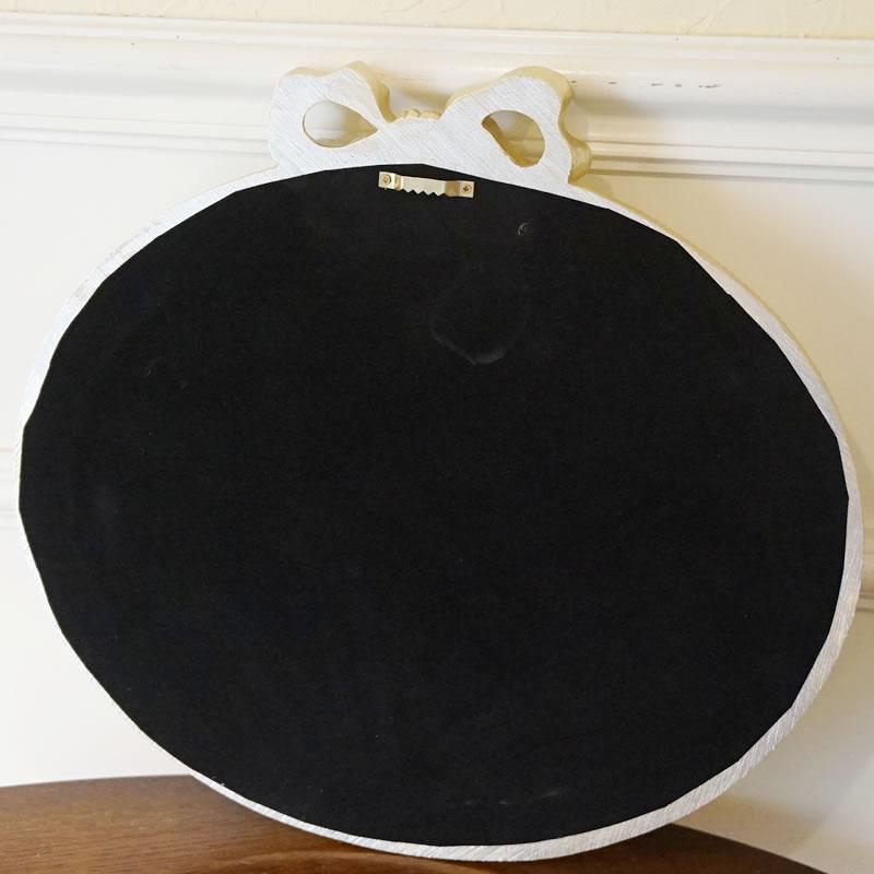 壁掛け鏡 おしゃれ イタリアスタイル French Ribbon フレンチリボン