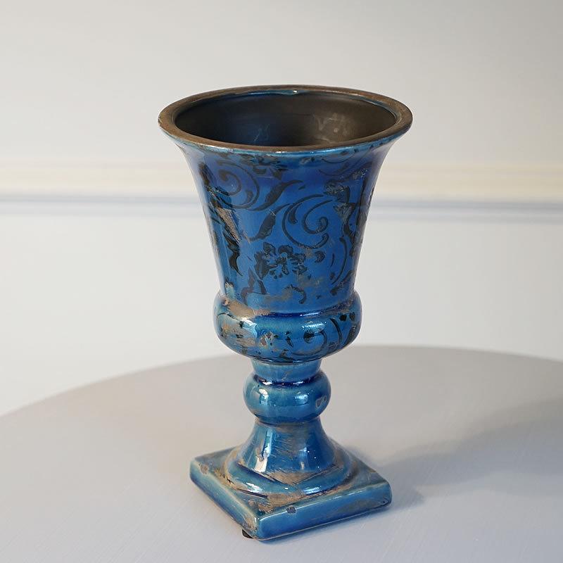 コベントガーデン COVENT ラヴェル カップ ポットブルー QJ-18 花瓶