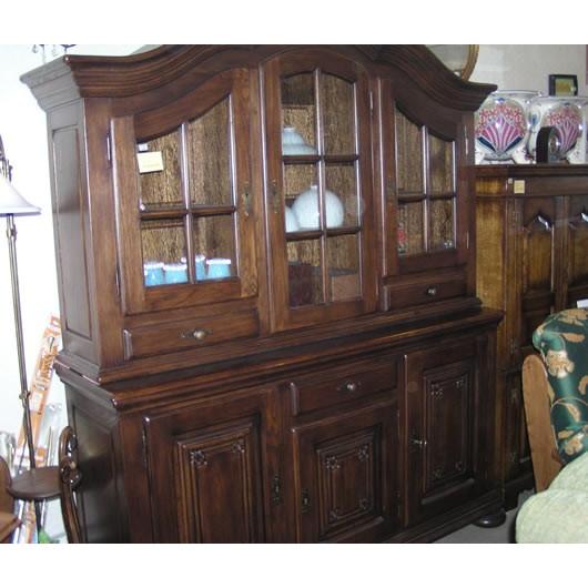 輸入家具 オランダ家具 グランドキャビネット 食器棚 オーク材無垢