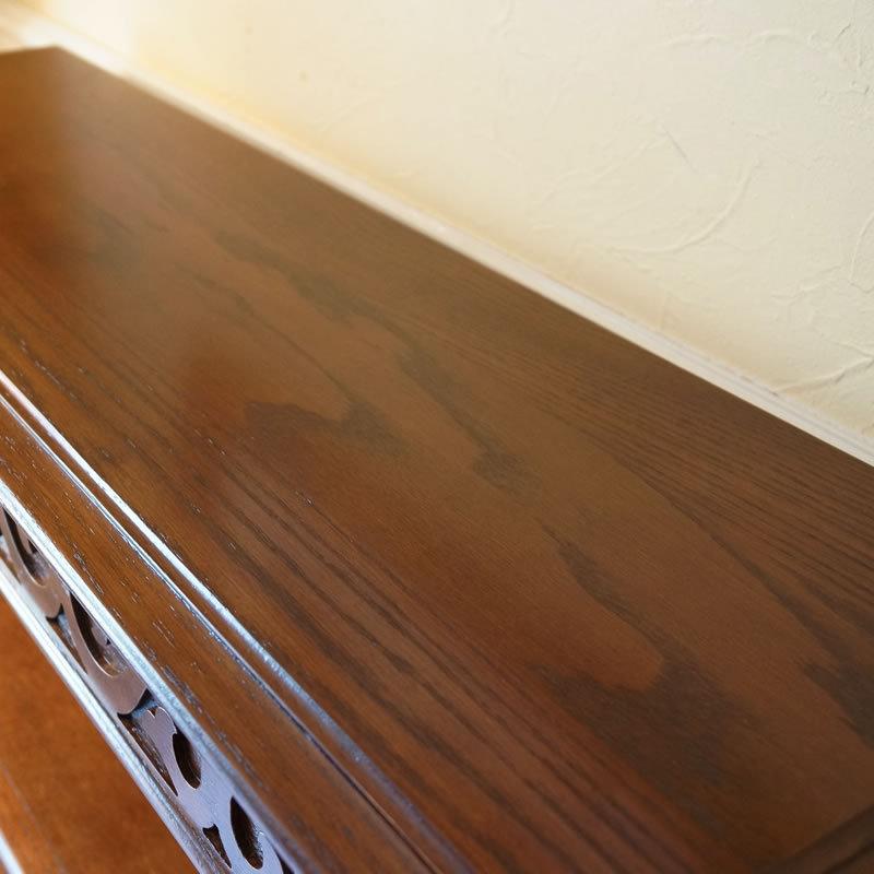 アンティーク家具 リプロダクト 3段 ブックシェルフ オープンシェルフ