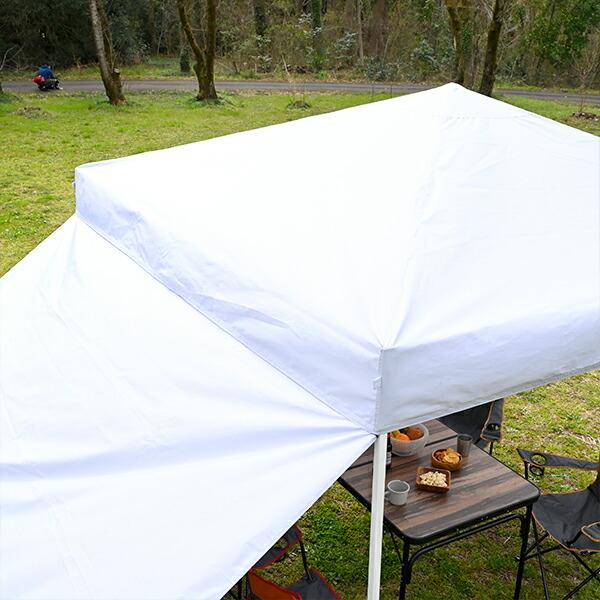 山善（YAMAZEN） サイドシート3枚付き ワンタッチタープテント 2m×2m