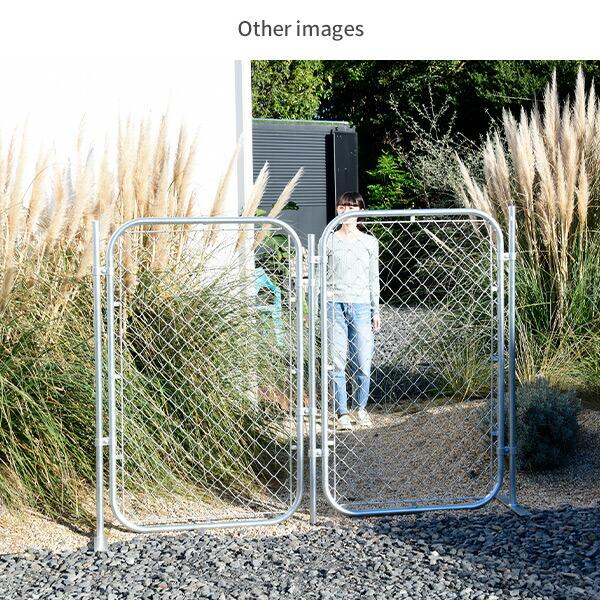 山善（YAMAZEN） ガーデンフェンス アメリカンフェンス スチール製 (幅