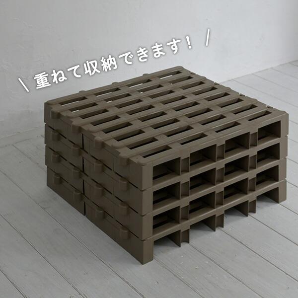 ベルカ（Belca） すのこベッド シングル ジョイントパレット 8枚入り