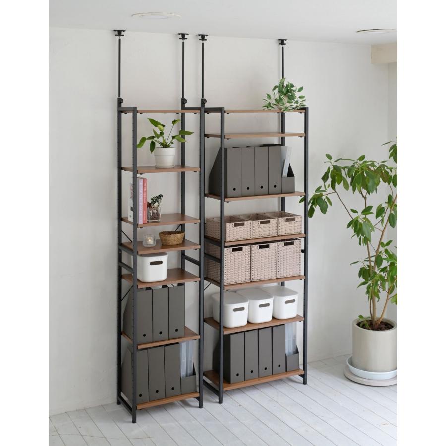 山善（YAMAZEN） 突っ張りラック フリーラック A4 ファイルラック