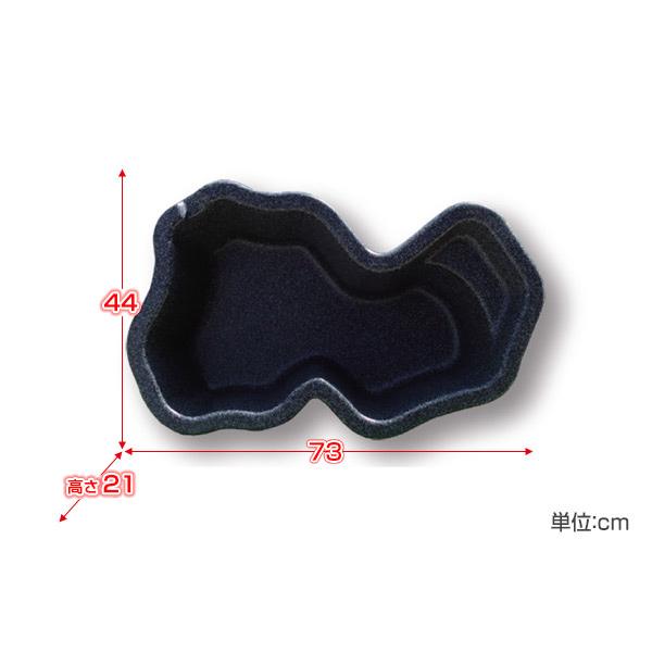 ゼンスイ なごみ池 M 30L (庭園埋め込みタイプ) 池 プラ池 ひょうたん