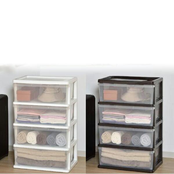 JEJアステージ クローゼットチェスト(幅54cm) 4段 SI-W4 プラスチック