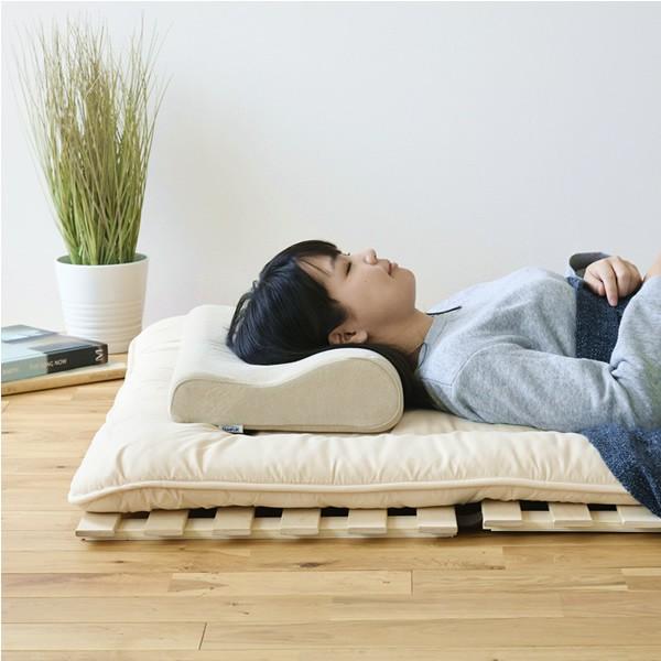 山善（YAMAZEN） すのこベッド シングル 4つ折り すのこ 折りたたみ