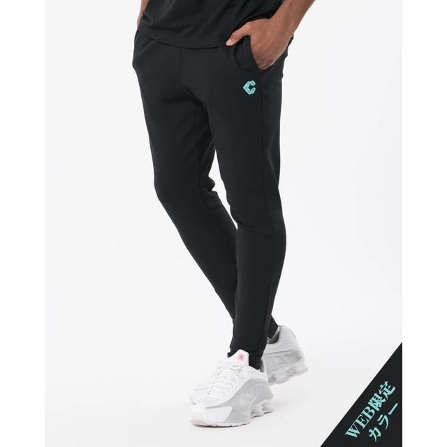 CRONOS ACTIVE SLIM Long Pants【BLACK×T.BLUE】クロノス ジョガー