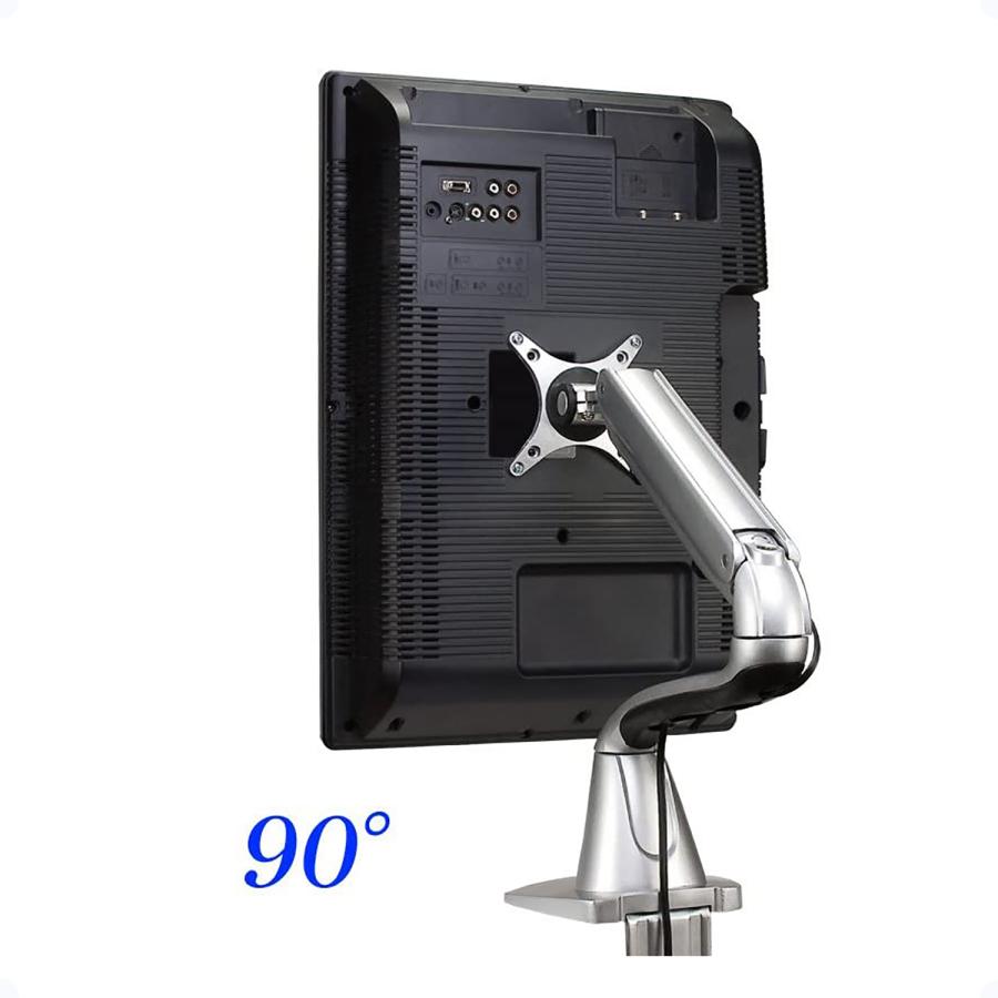 モニターアーム ガスシリンダー 〜24インチ 水平垂直 回転式 VESA