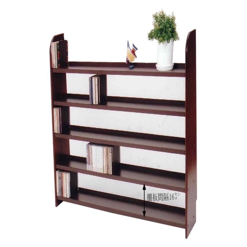 閉店セール】窓下AV、DVD、CD、収納ラック5段 60幅 : ナカショー