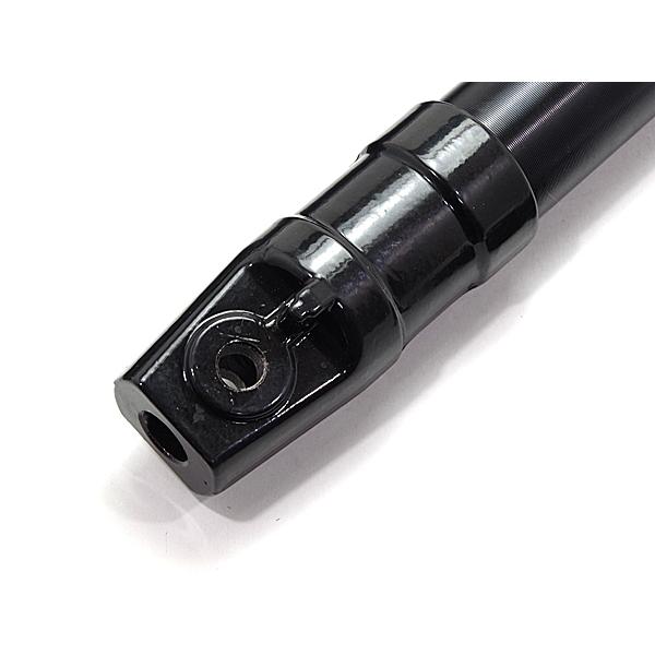 新品 27パイ ZXタイプ フロントフォーク ブラック 黒/ディスク化