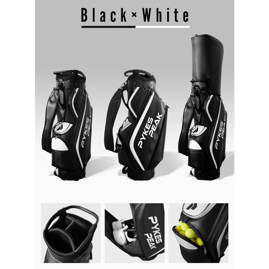PYKES PEAK（パイクスピーク） ゴルフバッグ キャディバッグ 超軽量