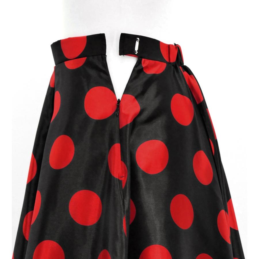 フラメンコ 水玉 セットアップ ブラック×レッド S-Lサイズ FBS-2