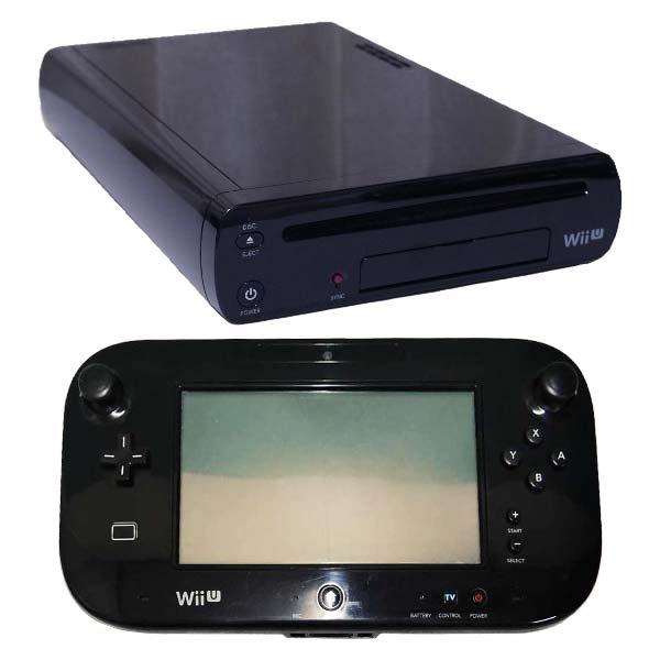 任天堂（Nintendo） Wii U プレミアムセット 本体 kuro 黒 中古 付属品