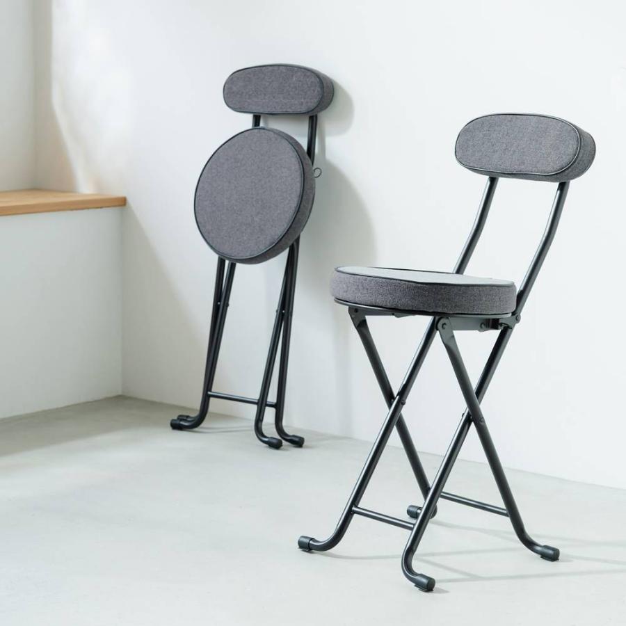 クラシカルチェア NK-072 折り畳み椅子 北欧風 組立不要 永井興産