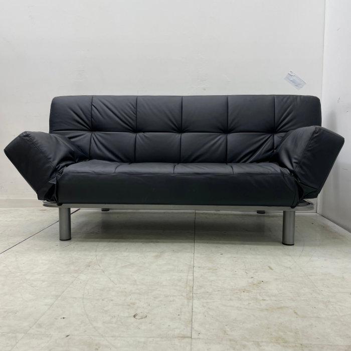 引取限定】ソファベッド Nシールド マークスAM ニトリ 2022年 ブラック
