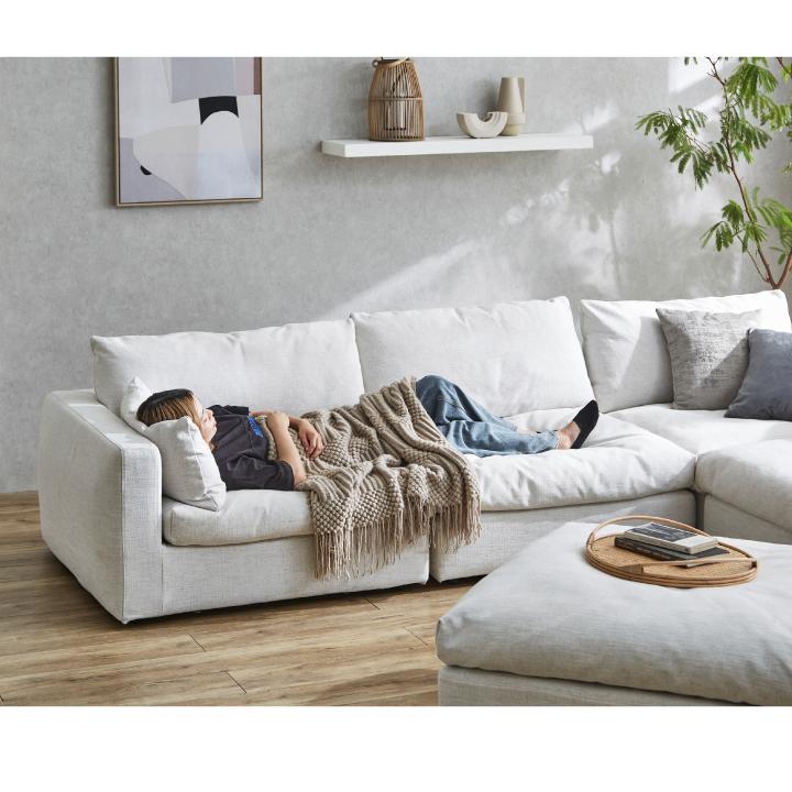 ソファ ソファー 1人掛け 一人掛け 布地 おしゃれ ファブリック 肘なし