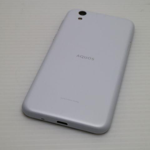 新品同様 702SH AQUOS sense basic ホワイト スマホ 本体 白ロム 中古