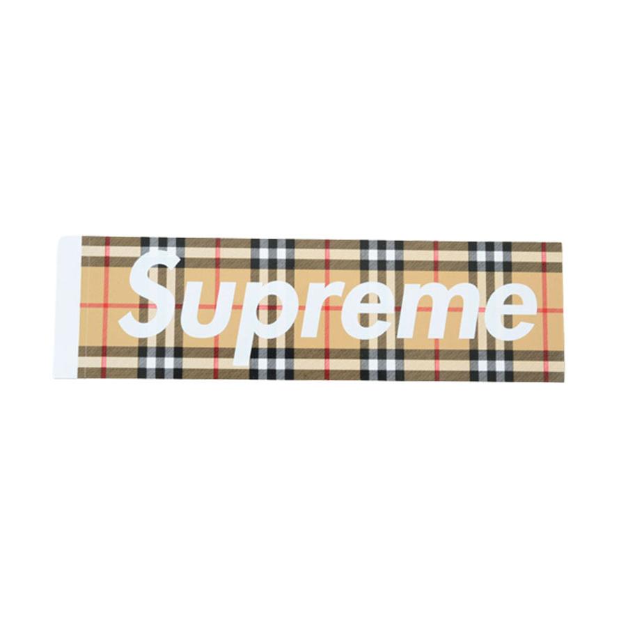 Supreme（シュプリーム） Supreme Burberry Box Logo Sticker
