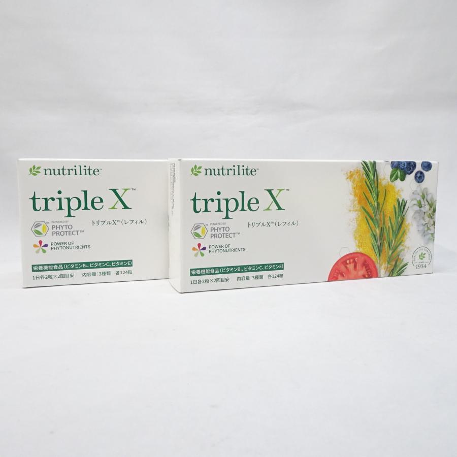 Amway（アムウェイ） 【未開封】Amway トリプルX レフィル 124粒×2箱