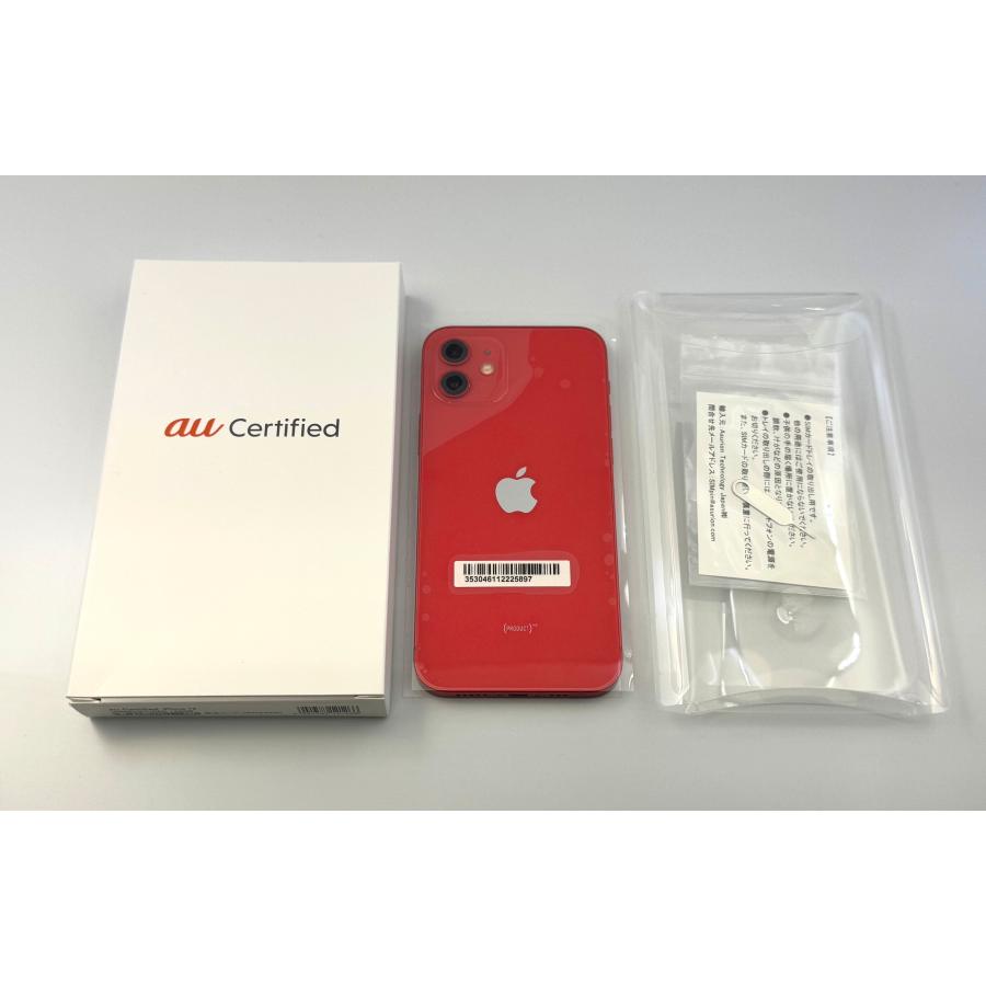 iPhone 12 au Certified 認定中古品 iPhone12 128GB レッド SIMフリー