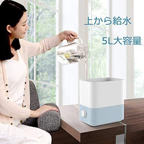 加湿器 超音波式 静音 省エネ 上から給水 クールミスト 乾燥対策 大