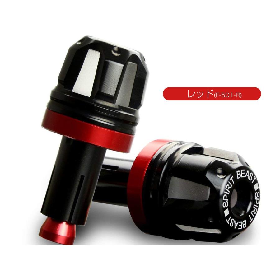 LED内蔵 CNC アルミビレット バーエンド キャップ ハンドル グリップ